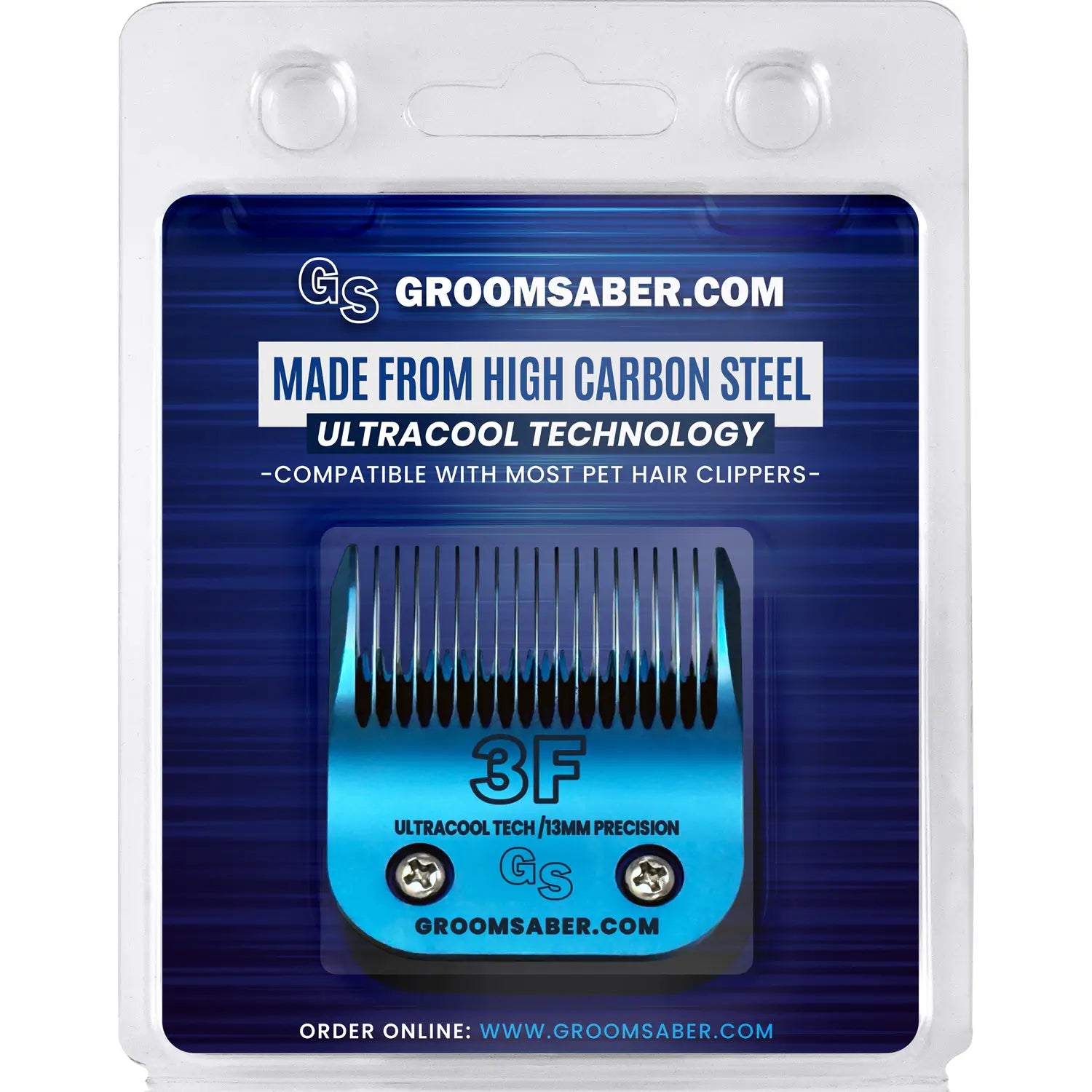 3F Blue Steel Dog Clipper Blade (13 mm)